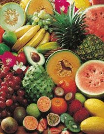 A collection of healthy fruits