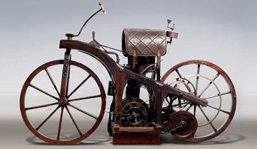 Gottlieb Daimler's first motorcycle