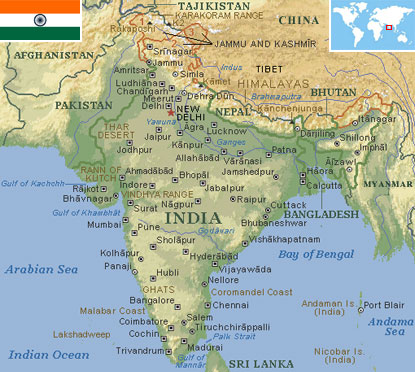 India - World Atlas - Find Fun Facts
