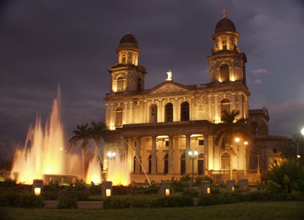 The  Old Cathedral of Managua