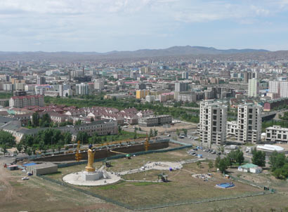 The city of Ulan Bator