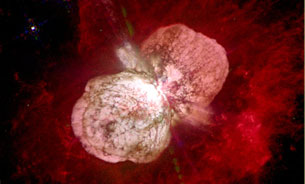 One of the most massive stars known is the Eta Carinae