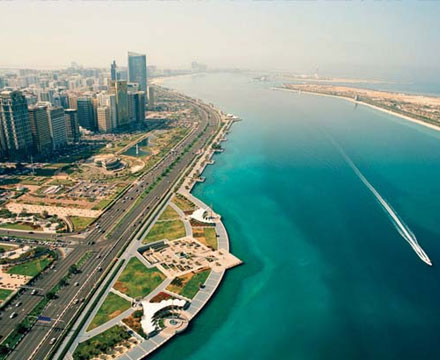 The Corniche in Abu Dhabi