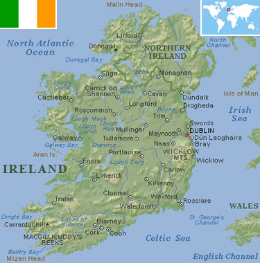 Ireland - World Atlas - Find Fun Facts