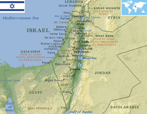 Israel - World Atlas - Find Fun Facts