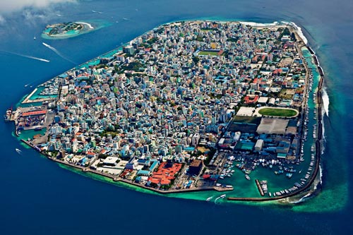 Male' town