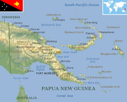 Papua New Guinea - World Atlas - Find Fun Facts