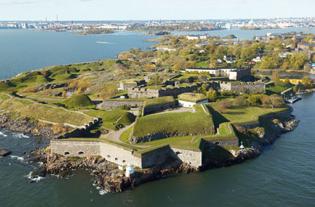 Suomenlinna, a maritime fortress located off the coast of Helsinki