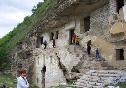 The 11th-century cave monasteries of Tipova are one of Moldova's top attractions