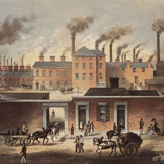 The Industrial Revolution saw the creation of many factories and jobs