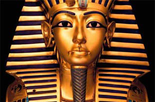 Mask of Tutankhamun's mummy